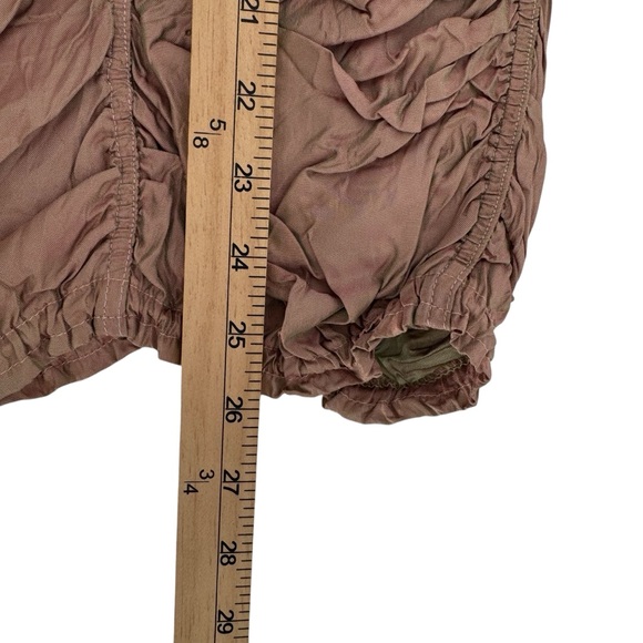 Hanna for La Journee Steampunk Whimsygoth Ruched Crinkle Maxi Skirt Size 2 Small - Picture 9 of 10